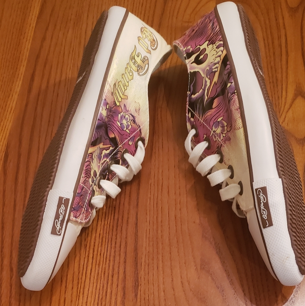 Ed Hardy sneakers, size 8 - Picture 9 of 10